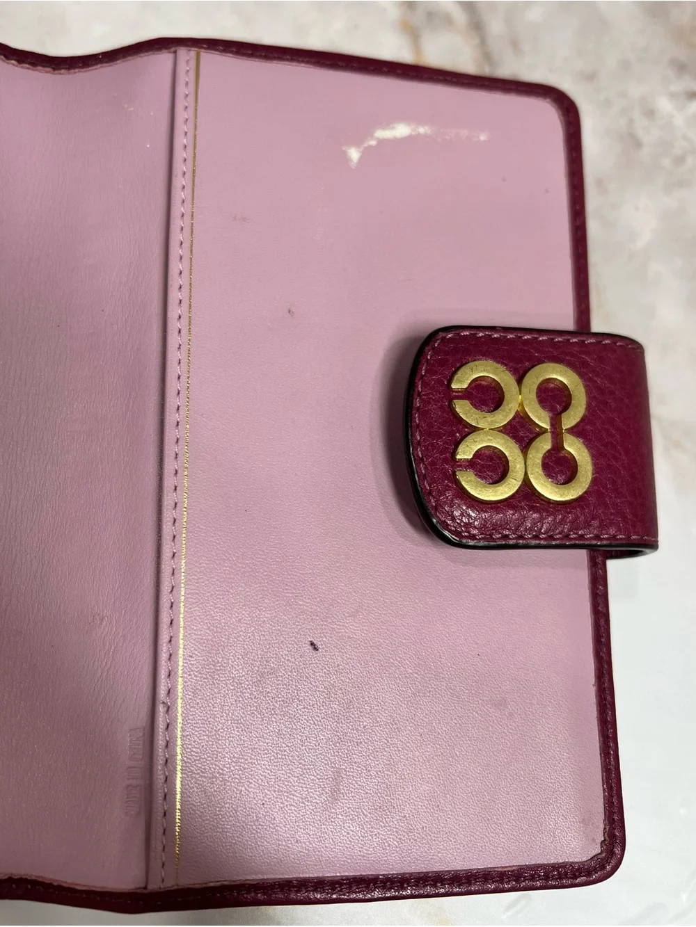 Coach Khaki/Berry Signature 